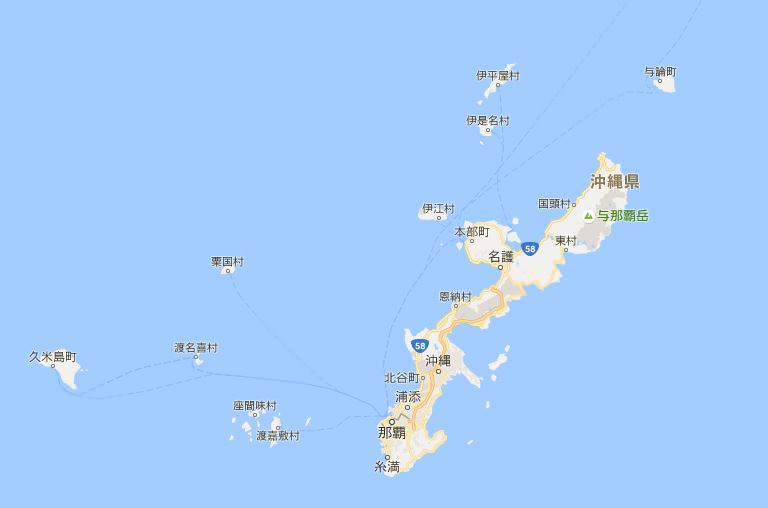 沖繩地圖