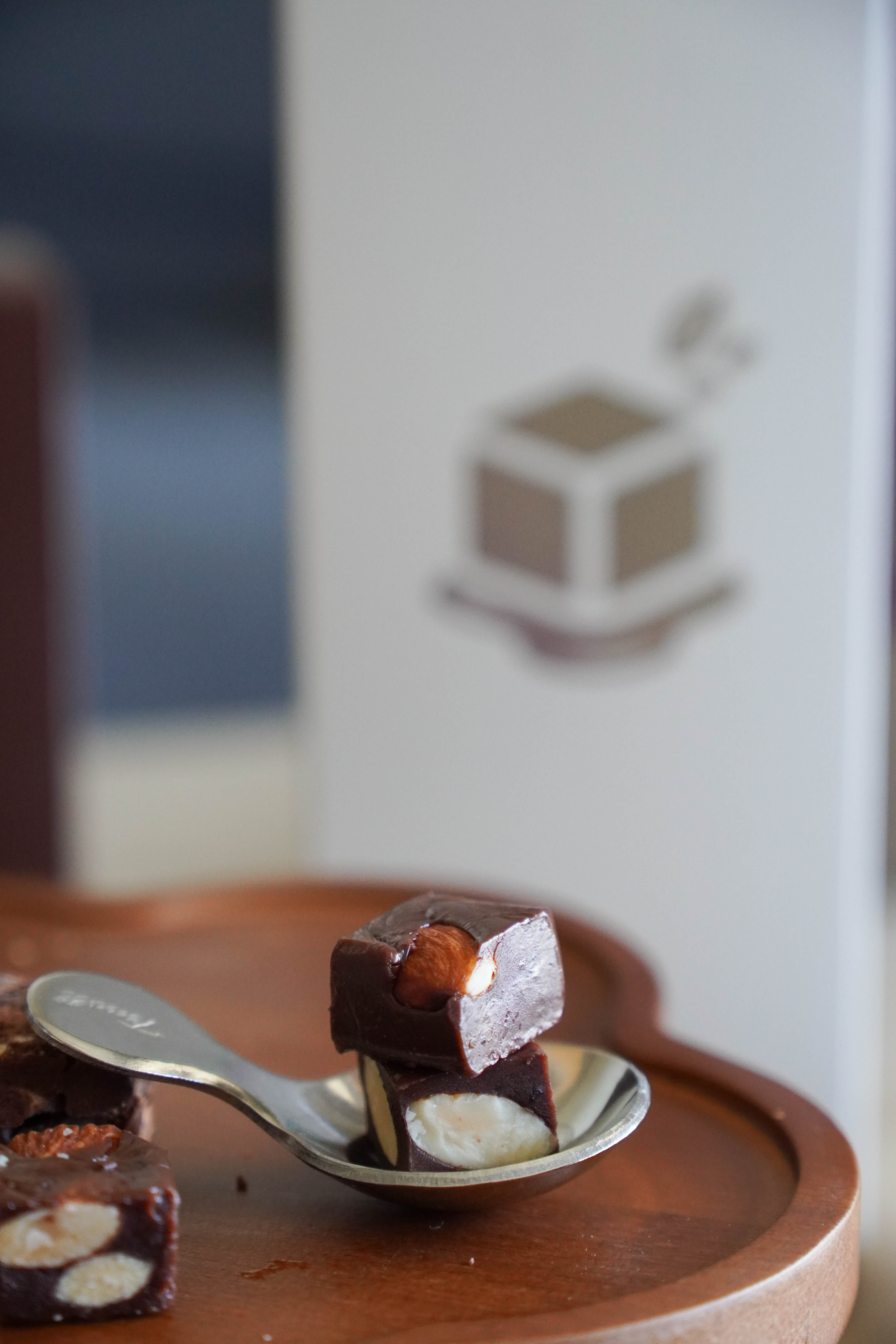 甜點|可可嘉年華,甜蜜熟成的大人系甜點,上信饌玉堅果豆塔禮盒 - 第13張圖