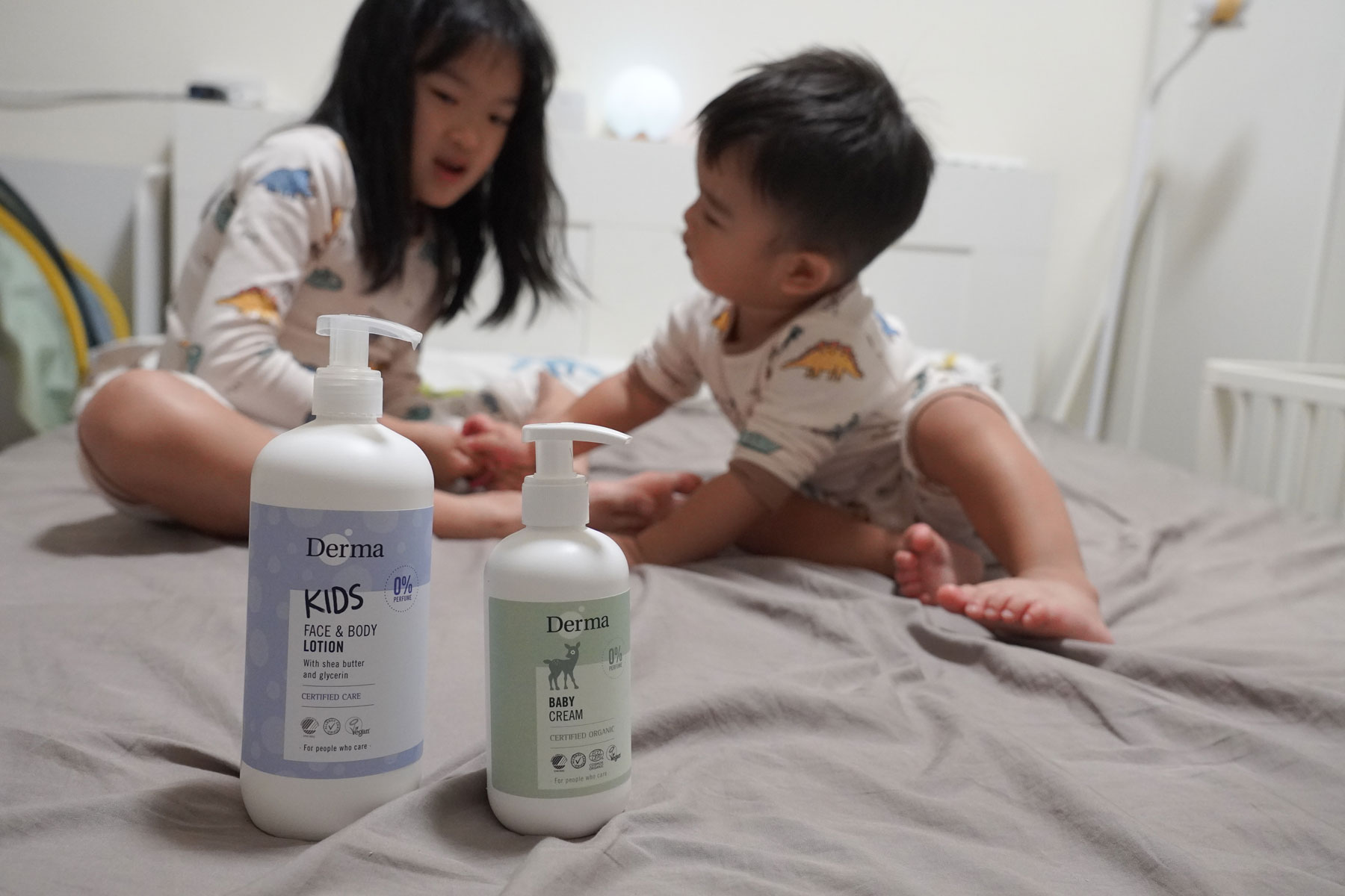 育兒｜兩寶媽真心推薦！Derma 無香寶寶乳液＆兒童乳液｜易敏肌必備的護膚好物